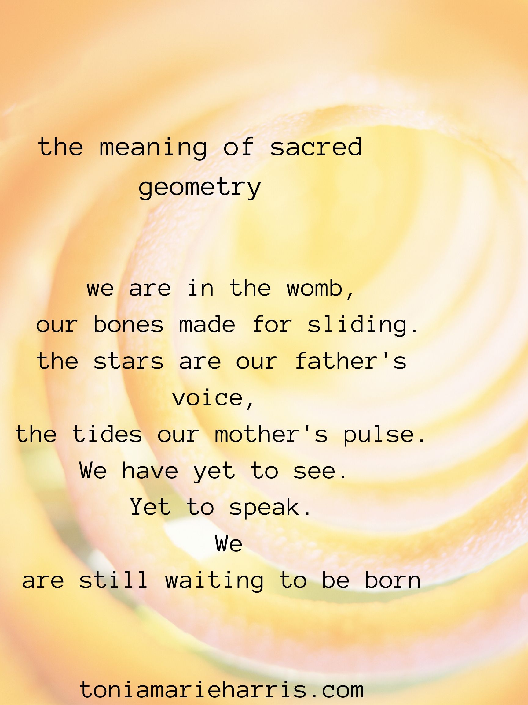 the meaning of sacred geometry